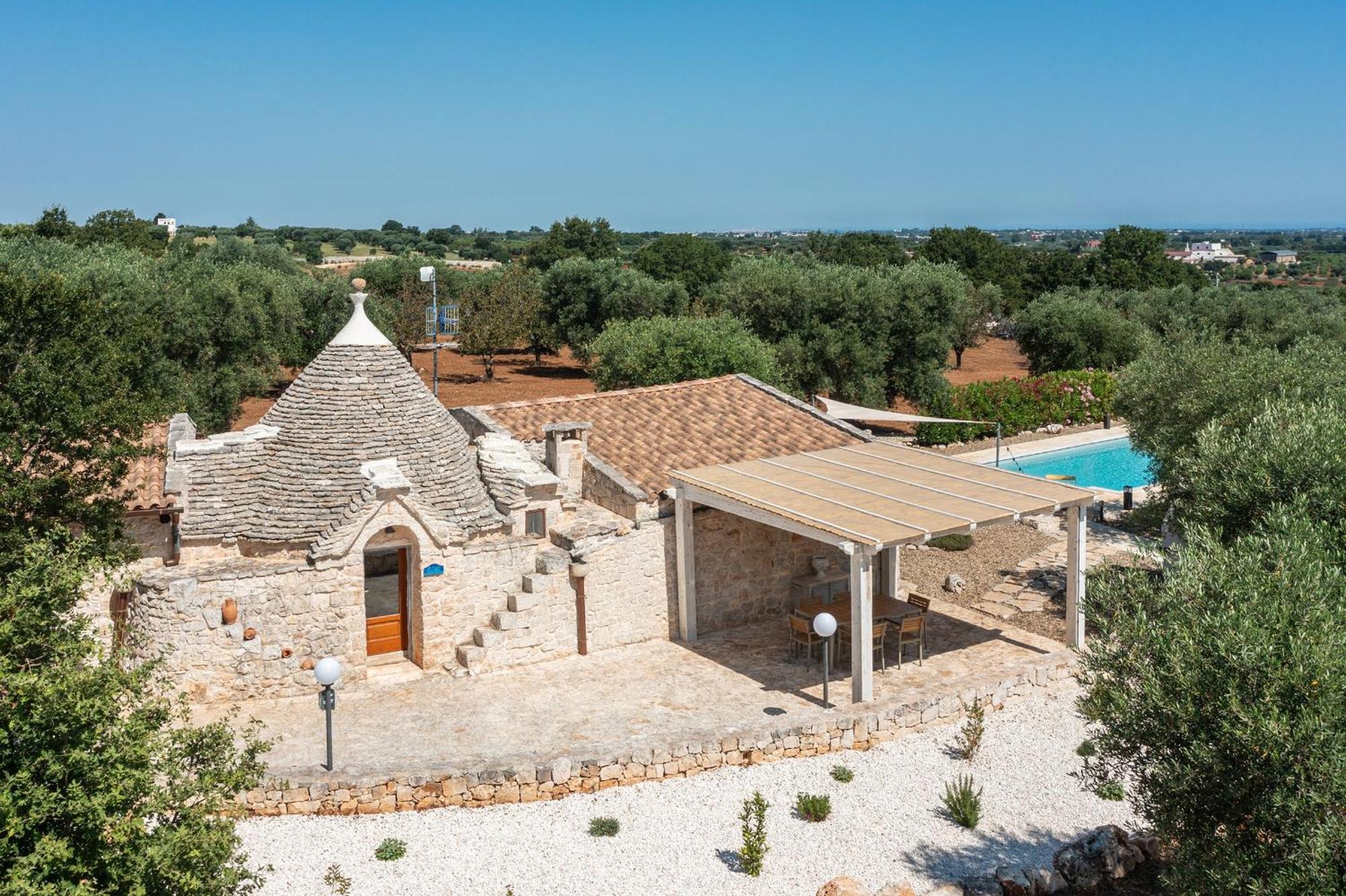 Trullo Fantastico Villa กัสเตลลานา กรอตเต ภายนอก รูปภาพ